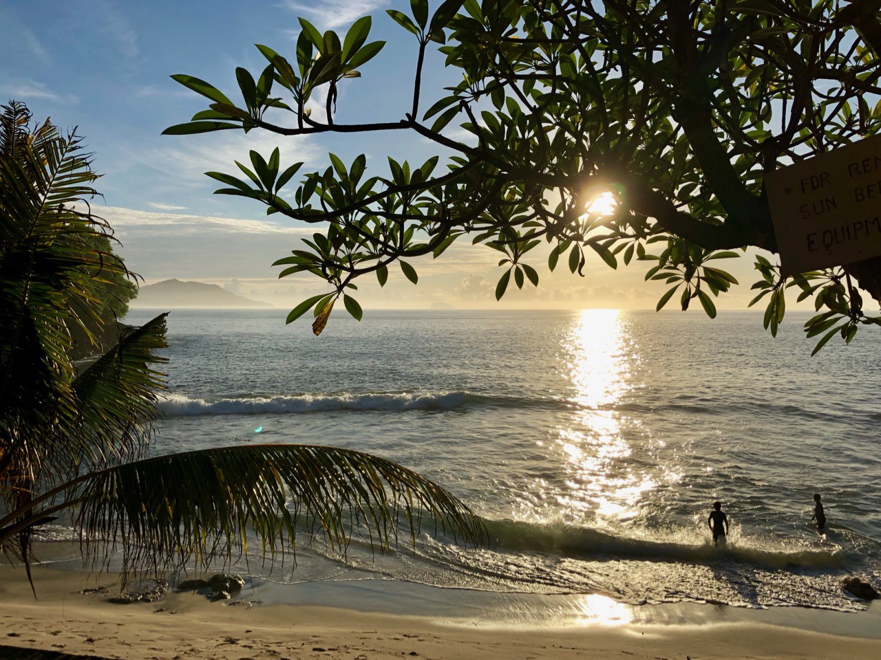 sunrise at the beach