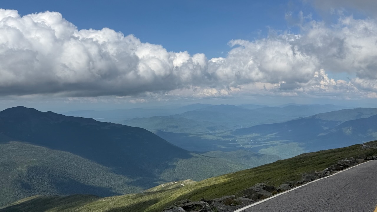 View from the Mount Washington Auto Road above the clouds